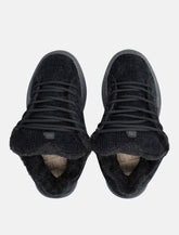 ERL Vamp Black Velvet Sneakers - | Spazio Pritelli