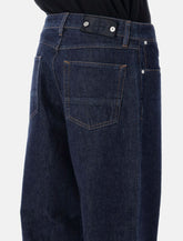 Jeans loose in denim indigo rinsed di Stone Island - | Spazio Pritelli