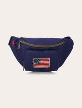 Marsupio in canvas blu con bandiera ricamata Polo Ralph Lauren -  | Spazio Pritelli