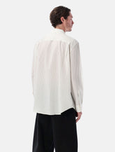 Studio Nicholson View striped silk shirt - | Spazio Pritelli