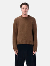 Studio Nicholson Cree yak and merino wool knit sweater - | Spazio Pritelli