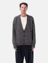 Cardigan Sen in lana mouliné di Studio Nicholson - | Spazio Pritelli