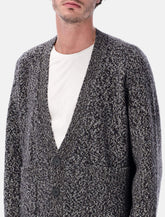 Cardigan Sen in lana mouliné di Studio Nicholson - | Spazio Pritelli