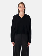 Loulou Anzor Cashmere V-Neck Sweater - | Spazio Pritelli