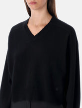 Loulou Anzor Cashmere V-Neck Sweater - | Spazio Pritelli