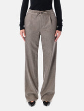 LouLou de Saison Harlem wool-blend flannel trousers - | Spazio Pritelli