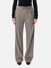 LouLou de Saison pantaloni Harlem in flanella di lana - | Spazio Pritelli