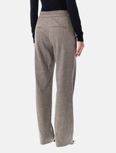 LouLou de Saison pantaloni Harlem in flanella di lana - | Spazio Pritelli