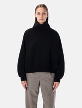 LouLou de Saison Luke wool-cashmere stand collar sweater - | Spazio Pritelli