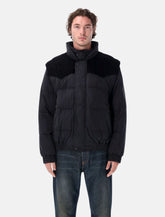 Marant Dawson Short Puffer Jacket in Cotton and Velvet - | Spazio Pritelli