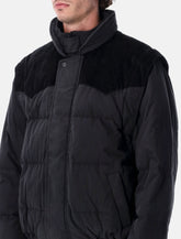 Marant Dawson Short Puffer Jacket in Cotton and Velvet - | Spazio Pritelli