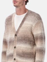Corridor Ombre gradient alpaca cardigan - | Spazio Pritelli