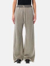 Pantaloni Pusher grigio mélange in felpa di Rick Owens DRKSHDW - | Spazio Pritelli