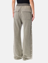 Pantaloni Pusher grigio mélange in felpa di Rick Owens DRKSHDW - | Spazio Pritelli
