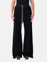 Pantaloni neri Pusher in felpa di Rick Owens DRKSHDW - | Spazio Pritelli