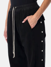 Pantaloni neri Pusher in felpa di Rick Owens DRKSHDW - | Spazio Pritelli
