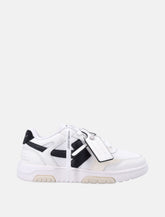 Off-White Sneakers Slim Out Of Office Bianche e Nere da Donna - | Spazio Pritelli