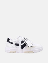 Off-White Slim Out Of Office White Black Woman's Sneakers - | Spazio Pritelli