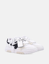 Off-White Sneakers Slim Out Of Office Bianche e Nere da Donna - | Spazio Pritelli