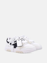 Off-White Slim Out Of Office White Black Woman's Sneakers - | Spazio Pritelli