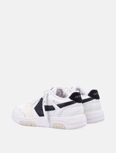 Off-White Sneakers Slim Out Of Office Bianche e Nere da Donna - | Spazio Pritelli