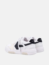 Off-White Slim Out Of Office White Black Woman's Sneakers - | Spazio Pritelli