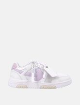 Off-White Sneakers Slim Out Of Office Bianche e Lilla da Donna - | Spazio Pritelli