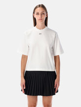 Off-White Flowers boxy cotton logo T-shirt - | Spazio Pritelli