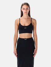 Off-White Sleek spaghetti strap top - | Spazio Pritelli