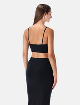 Off-White Sleek spaghetti strap top - | Spazio Pritelli