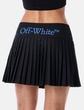 Off-White Big Bookish pleated skirt with logo - | Spazio Pritelli