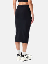 Off-White Sleek stretch midi skirt - | Spazio Pritelli