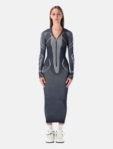 Off-White Diag Seamless zip front dress - | Spazio Pritelli
