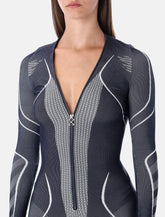 Off-White Diag Seamless zip front dress - | Spazio Pritelli