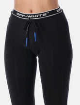 Off-White Logoband split hem leggings - | Spazio Pritelli