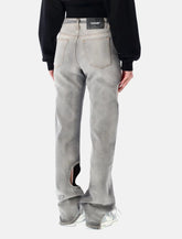 Off-White grey Meteor cut-out jeans - | Spazio Pritelli
