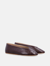 Luna Slippers Auberigne Naplack Leather - | Spazio Pritelli