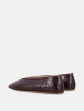 Luna Slippers Auberigne Naplack Leather - | Spazio Pritelli