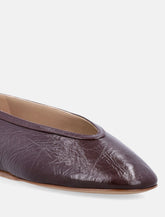 Luna Slippers Auberigne Naplack Leather - | Spazio Pritelli