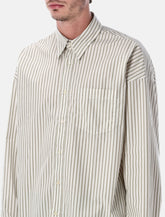 Sunflower Stable striped cotton poplin shirt - | Spazio Pritelli
