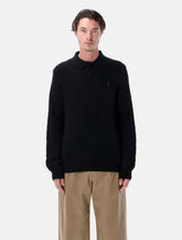 Polo Ralph Lauren cable knit wool and cashmere polo sweater - | Spazio Pritelli