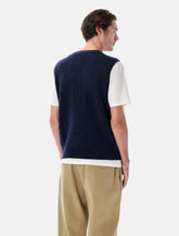 Polo Ralph Lauren cable-knit cashmere sleeveless jumper with V-neck - | Spazio Pritelli