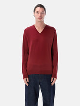 John Smedley Blenheim extra fine merino wool V-neck jumper - | Spazio Pritelli