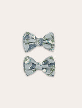 Bonpoint Tutu barrette set in blue liberty organic cotton - | Spazio Pritelli