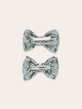 Bonpoint Tutu barrette set in blue liberty organic cotton - | Spazio Pritelli