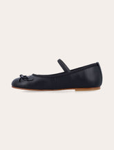 Bonpoint Joie leather ballerinas with cat detail for girls - | Spazio Pritelli