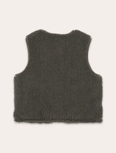 Bonpoint Boy – Junior Reversible Vest in Faux Fur and Quilted Nylon - | Spazio Pritelli