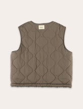 Bonpoint Boy – Junior Reversible Vest in Faux Fur and Quilted Nylon - | Spazio Pritelli