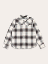 Bonpoint Jared checked shirt in organic cotton - | Spazio Pritelli