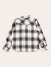 Bonpoint Jared checked shirt in organic cotton - | Spazio Pritelli